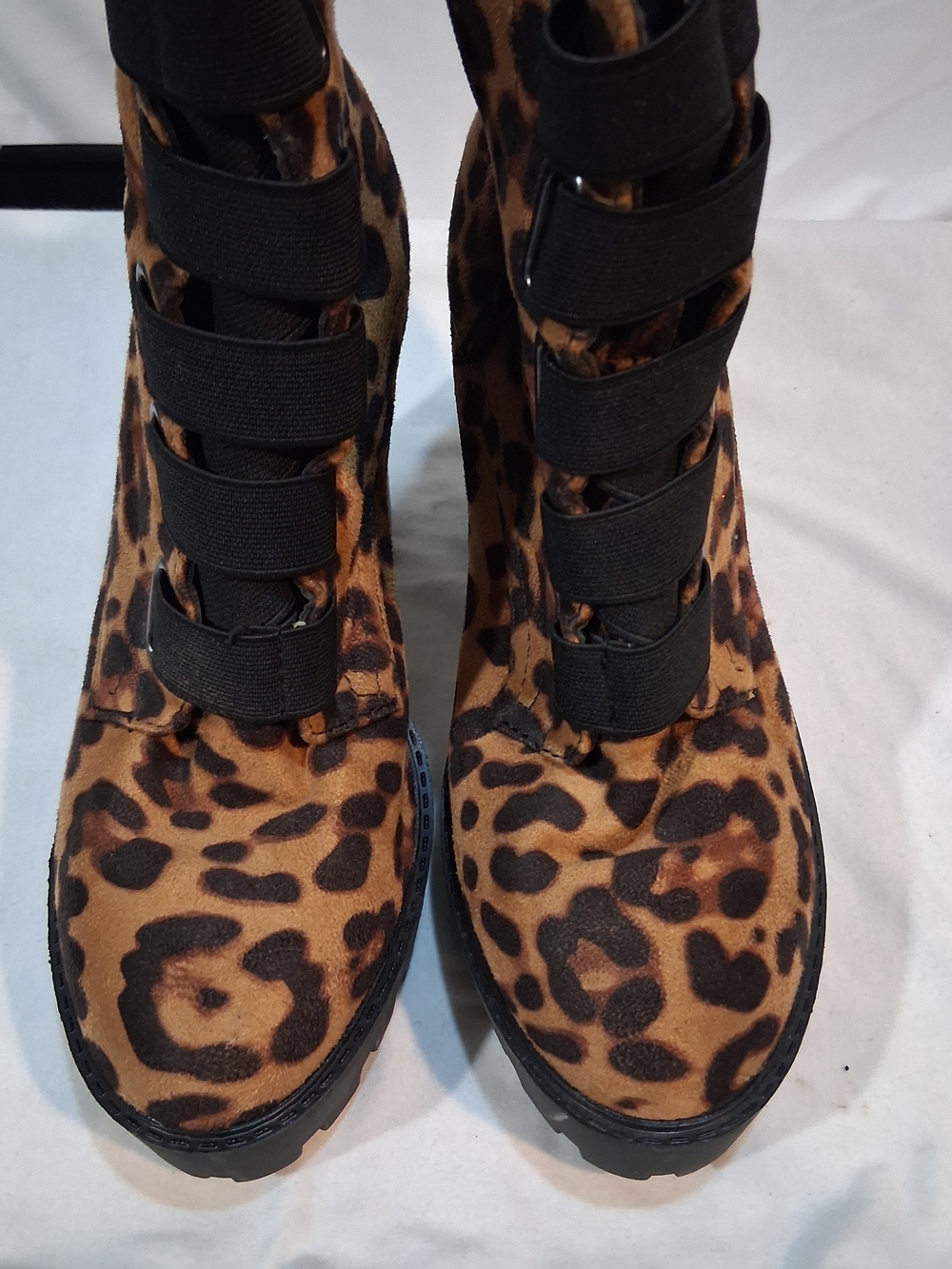Michael Kors Leopard Print Ankle Boots with Black Interior